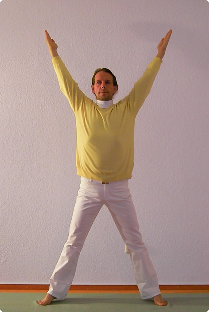 Asana: Andreaskreuz